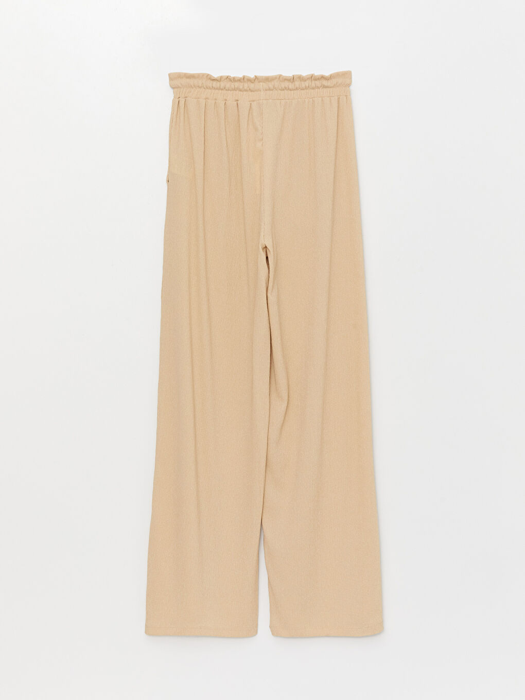 Әйелдерге арналған қатпарлы кең балақ ұзын шалбар-6