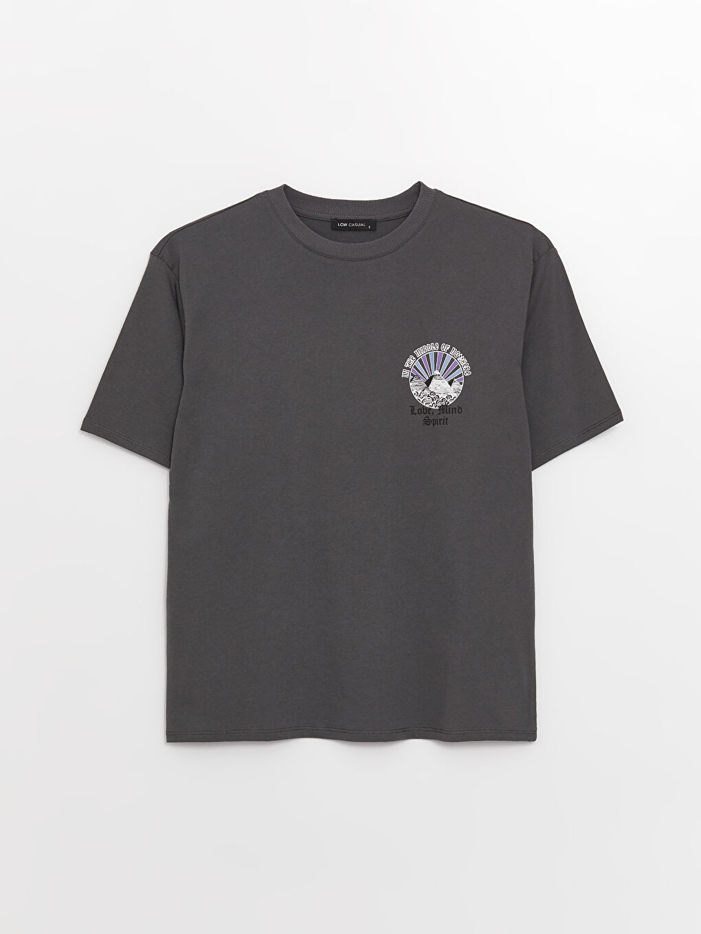 Crew Neck Printed Short Sleeve Women's T-Shirt-5