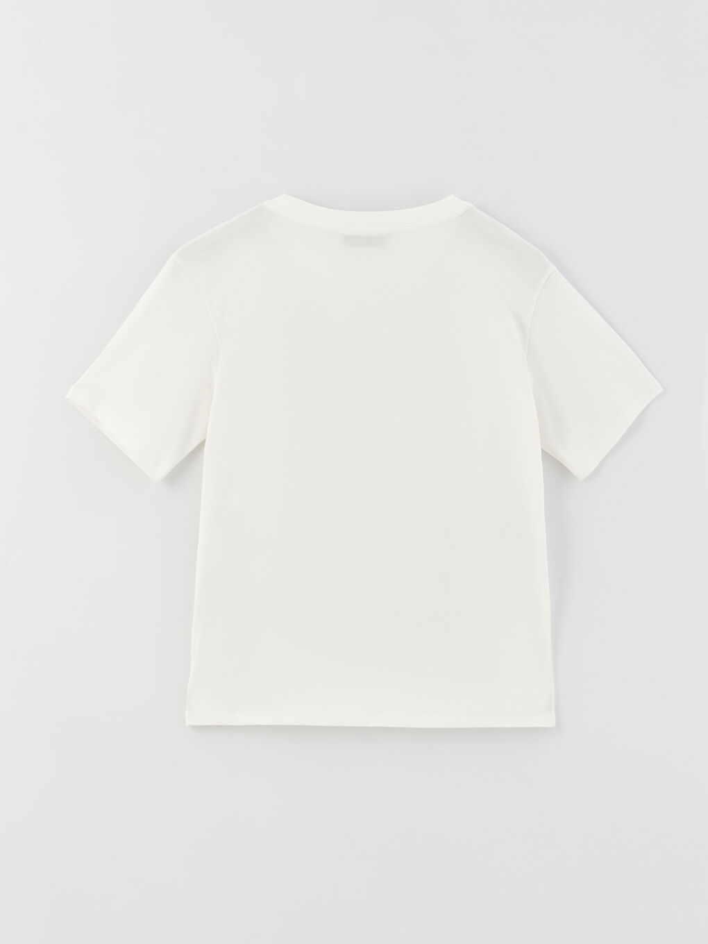 Crew Neck Printed Short Sleeve Oversize Women's T-Shirt-6