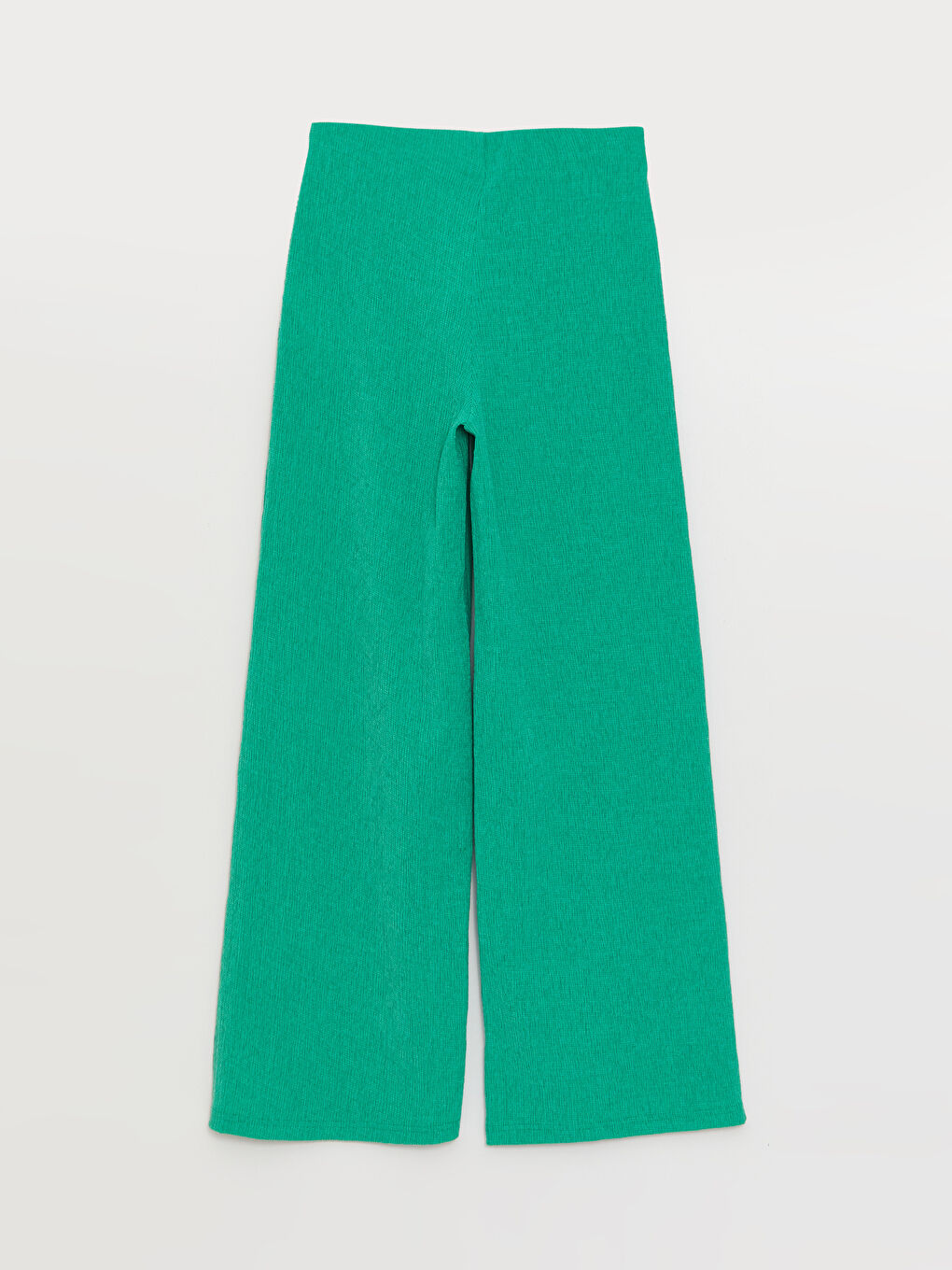 Elasticated Waist Plain Wide Leg Women's Sweatpants-6