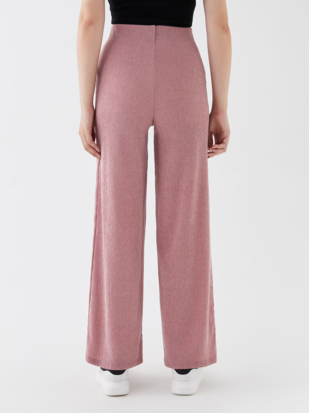LCW Vision Elastische Taille Schlichte Weite Beine Damen-Sweatpants -S3GI26Z8-GVH