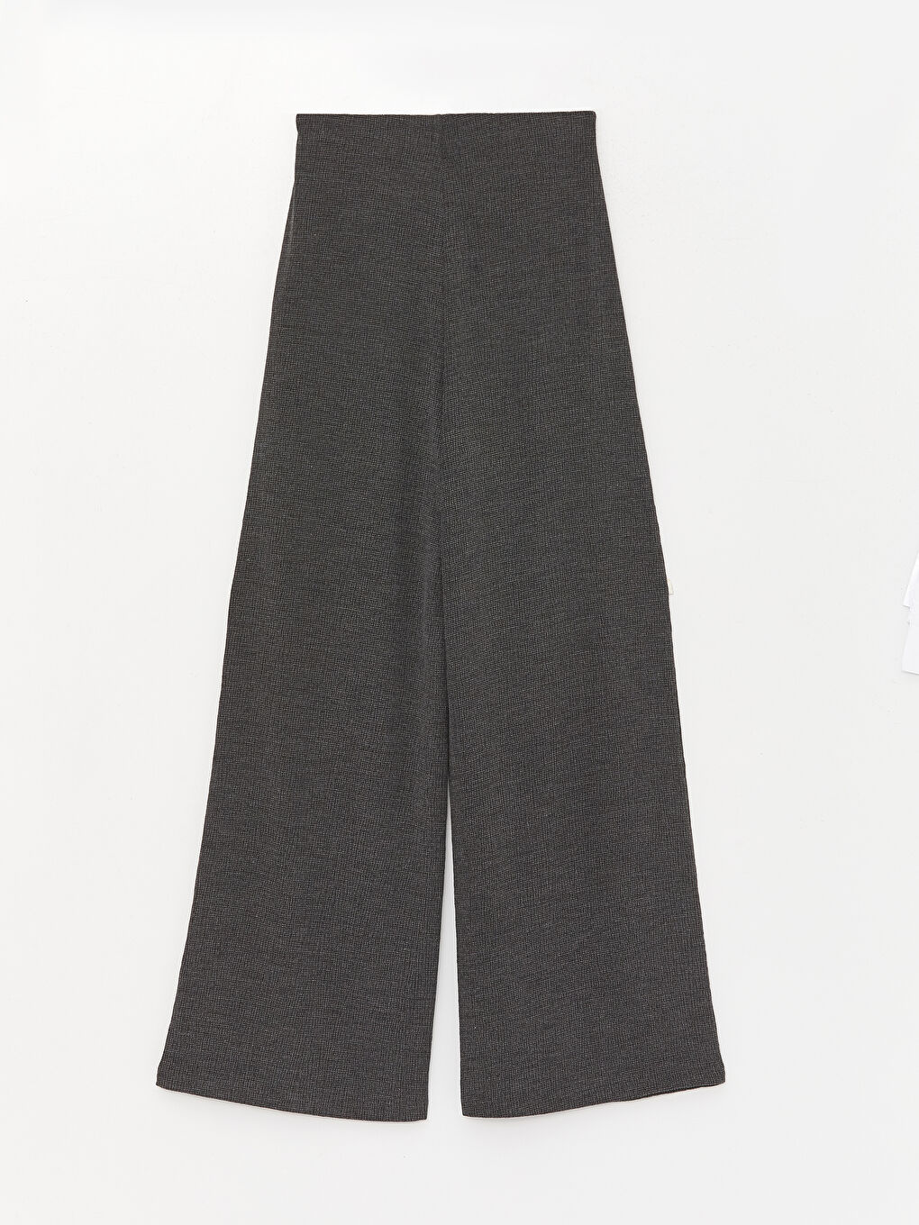 Pantalon de survêtement uni à jambe large et taille élastiquée pour femmes-6