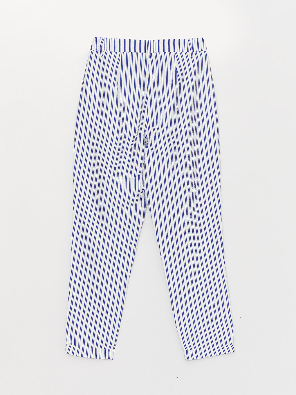 High Waist Casual Fit Striped Women's Trousers -S3GI34Z8-MRQ