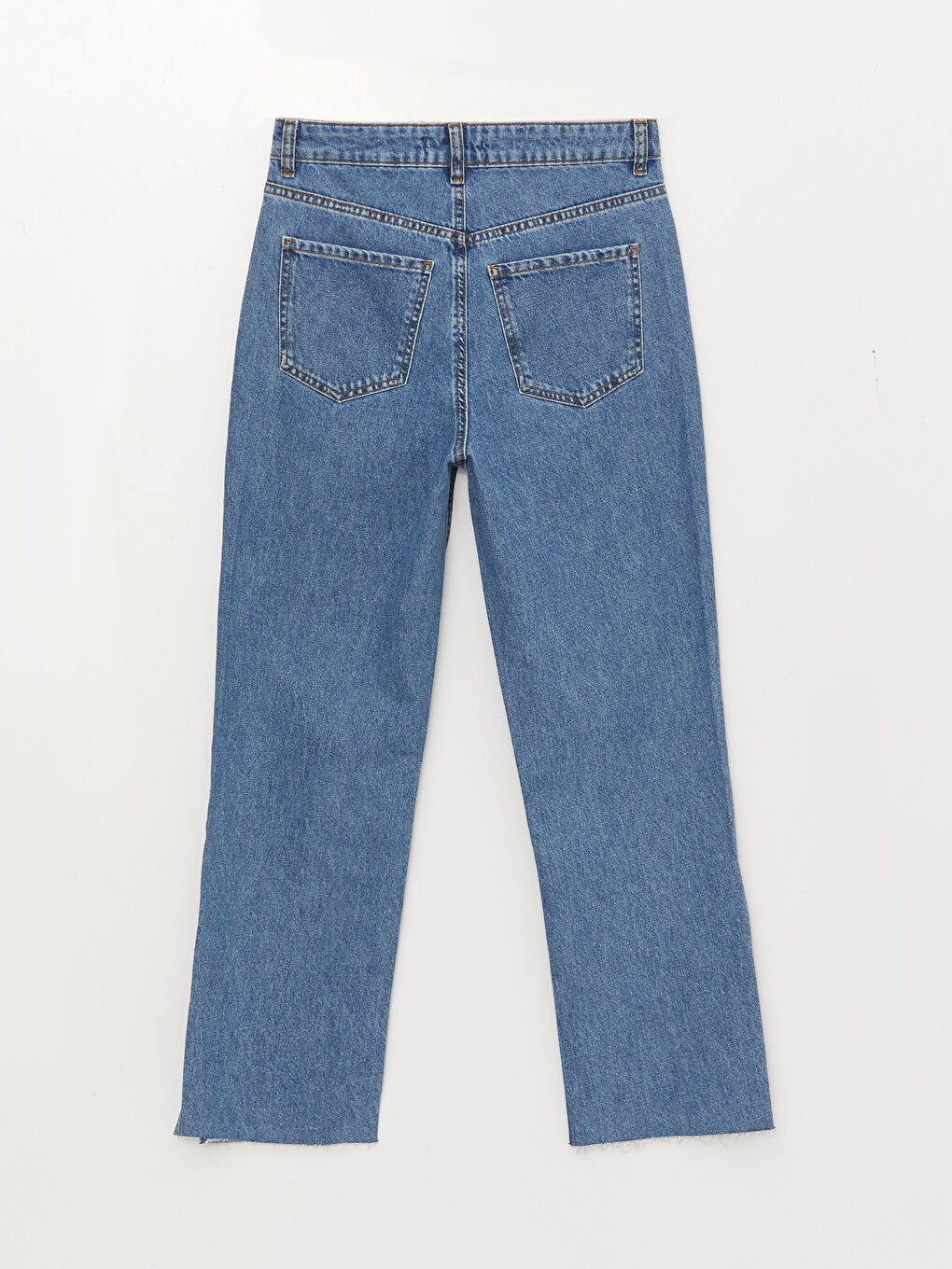 High Waisted Straight Fit Women's Jeans-6