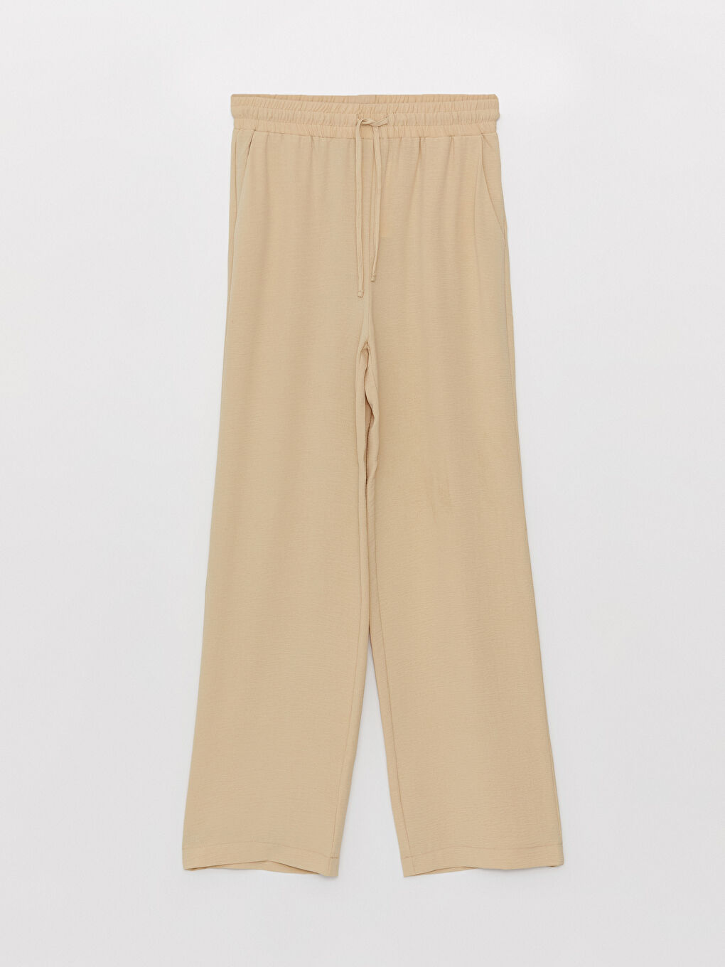 Elasticated Waist Relaxed Fit Women's Trousers-5