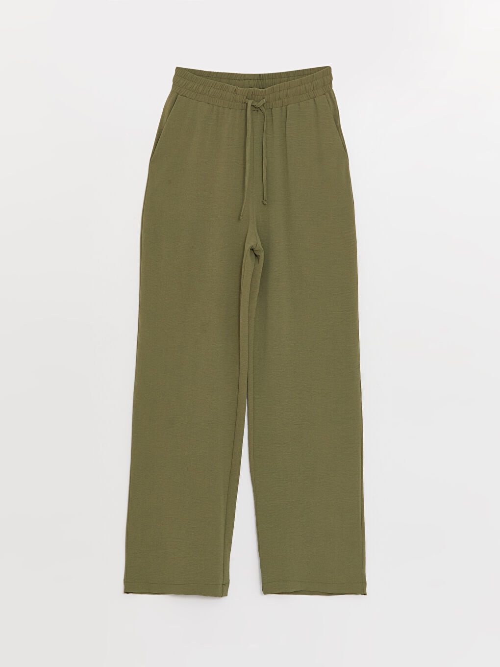 Elasticated Waist Relaxed Fit Women's Trousers -S3GI46Z8-H8M