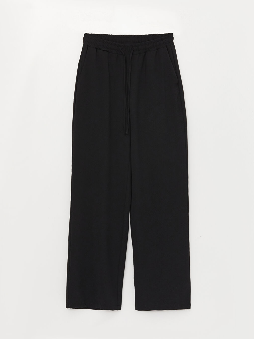 Elasticated Waist Relaxed Fit Women's Trousers-5