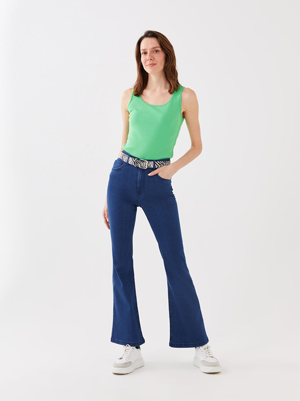 High Waist Mars Flare Women's Jeans