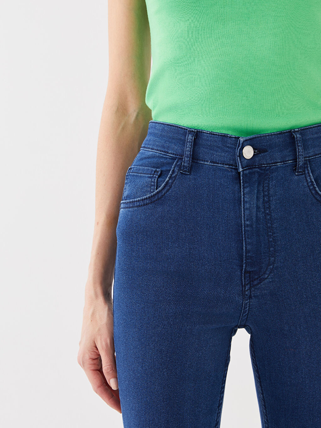 High Waist Mars Flare Women's Jeans-2