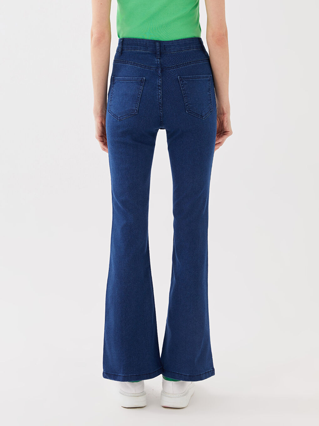 High Waist Mars Flare Women's Jeans-4