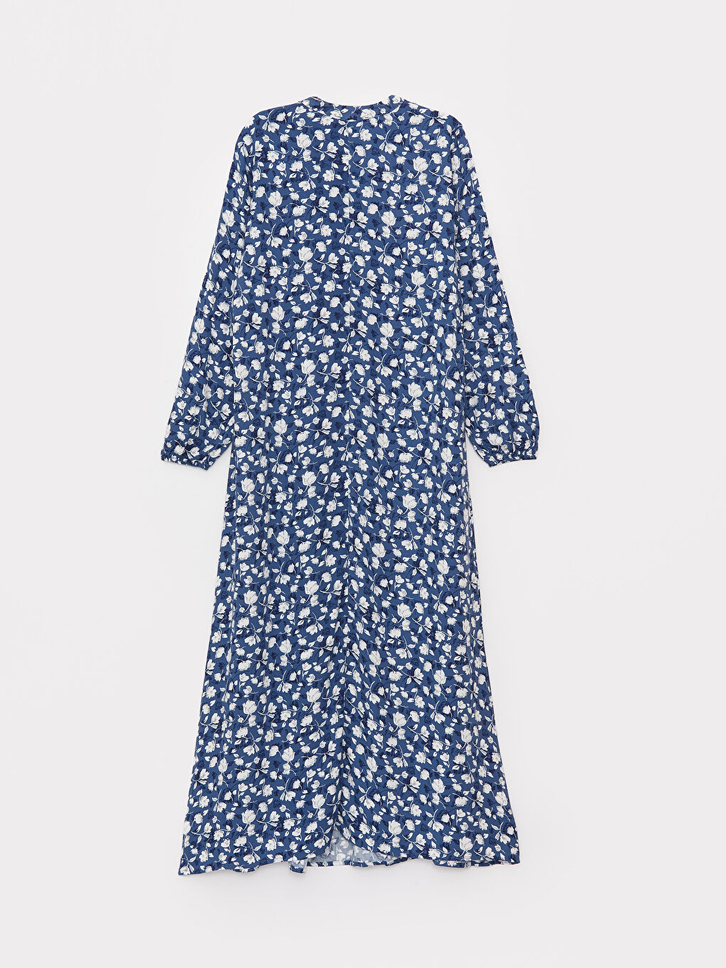 Crew Neck Patterned Long Sleeve Women's Dress -S3GI70Z8-774