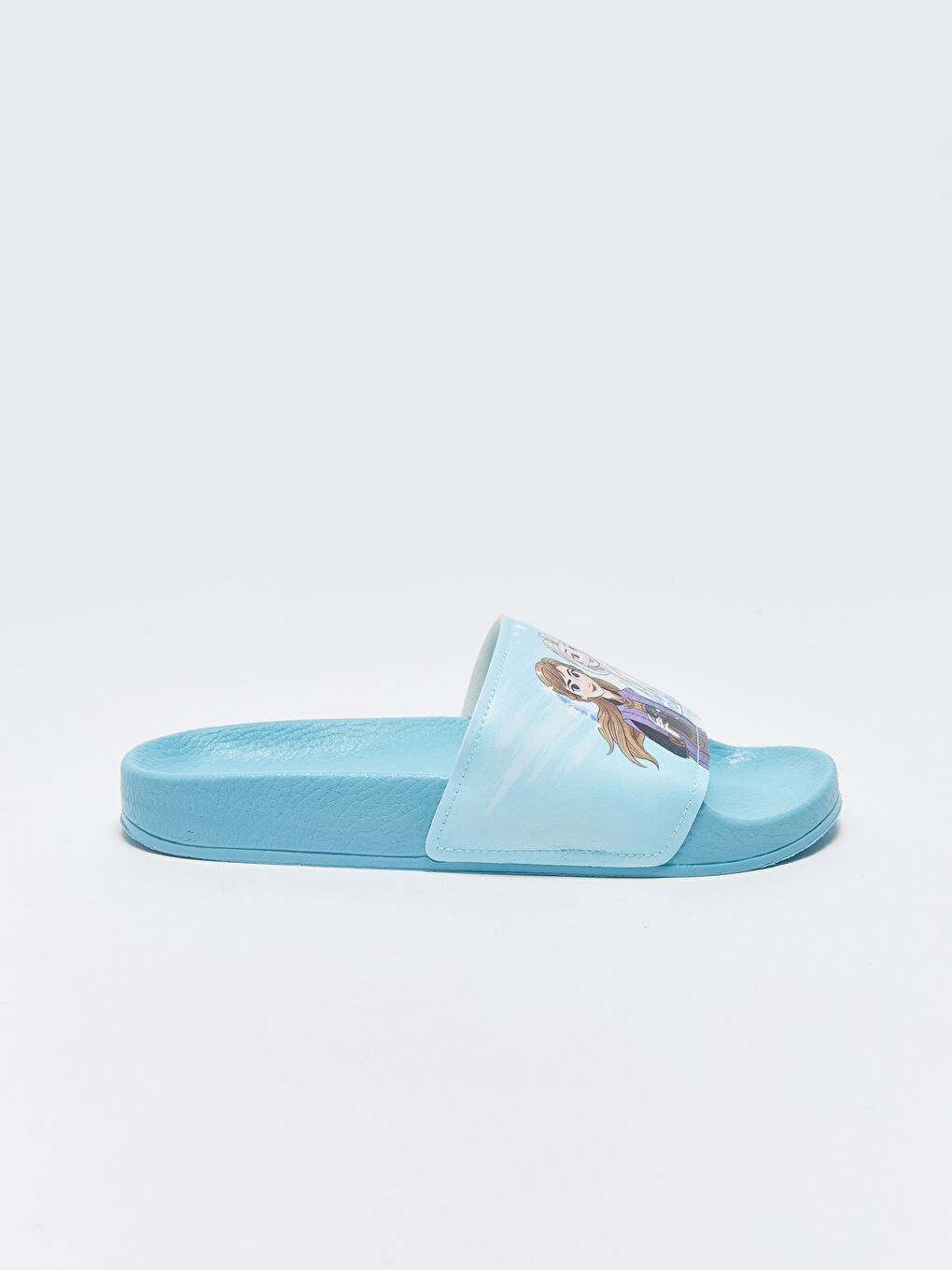 Mavi Frozen Baskılı Kız Çocuk Terlik-1