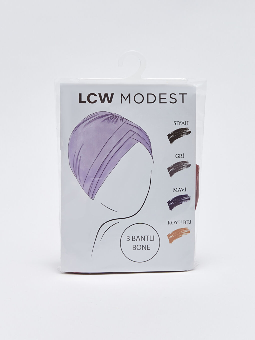 3-Stripes Women Hijab Bonnet-3