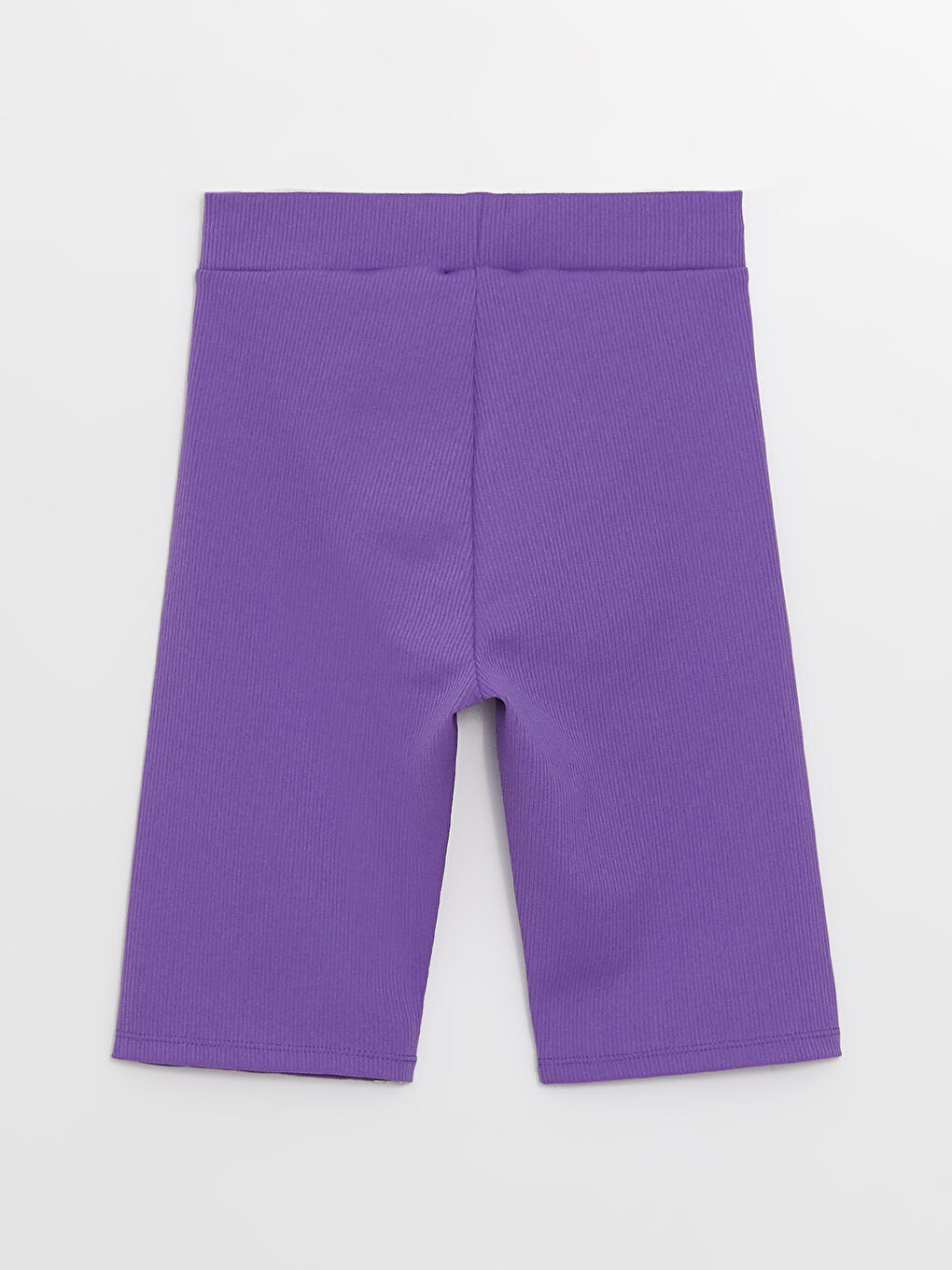Mor Kadın Beli Lastikli Düz Dikişsiz Spor Şort Tayt-6