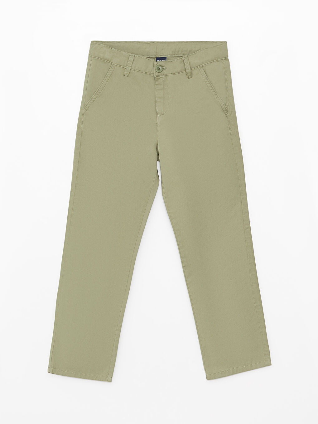 Yeşil Beli Ayarlanabilir Lastikli Erkek Çocuk Pantolon-3