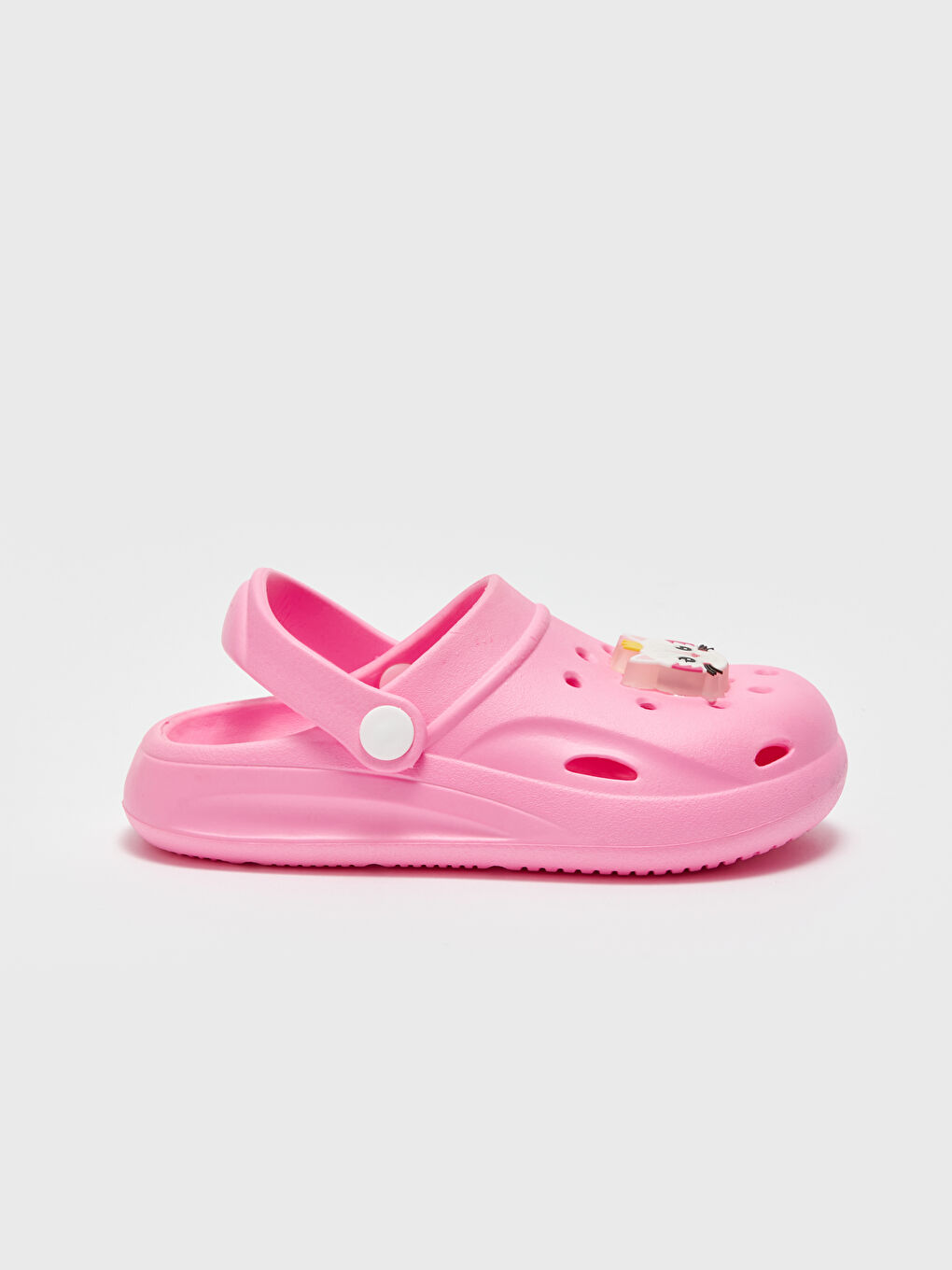 Fuşya Işıklı Kız Çocuk Plaj Sandaleti-2