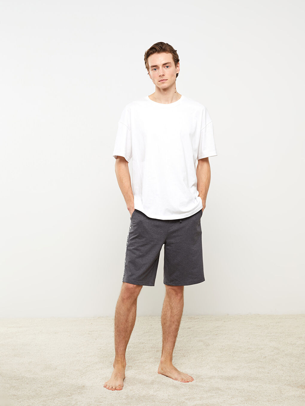 Standard Fit Men's Pajama Alt Shorts -S3GJ74Z8-LA8