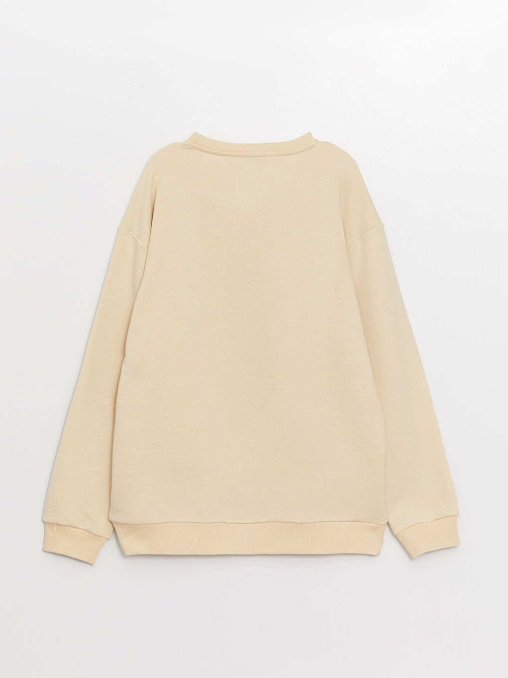 سويت شيرت كم طويل مطبوع بياقة دائرية للرجال-6