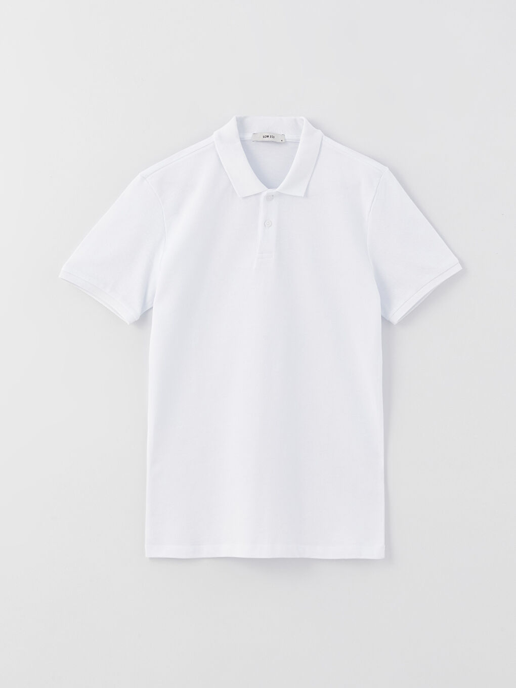 Polo Neck Short Sleeve Pique Men's T-Shirt-5