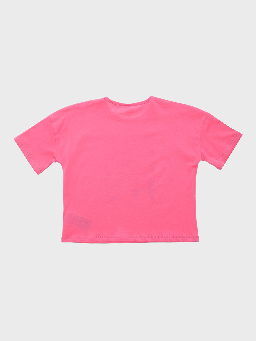 T-shirt pour Filles à Col Rond Imprimé à Manches Courtes-1
