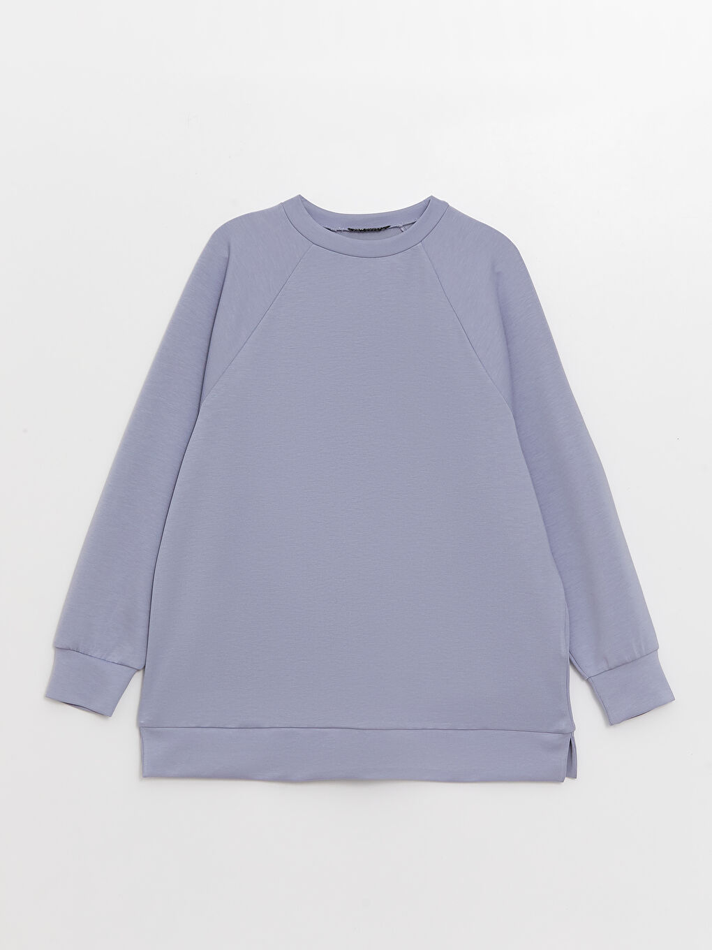 Women's Crew Neck Straight Long Sleeve Tunic -S3GK18Z8-V1N