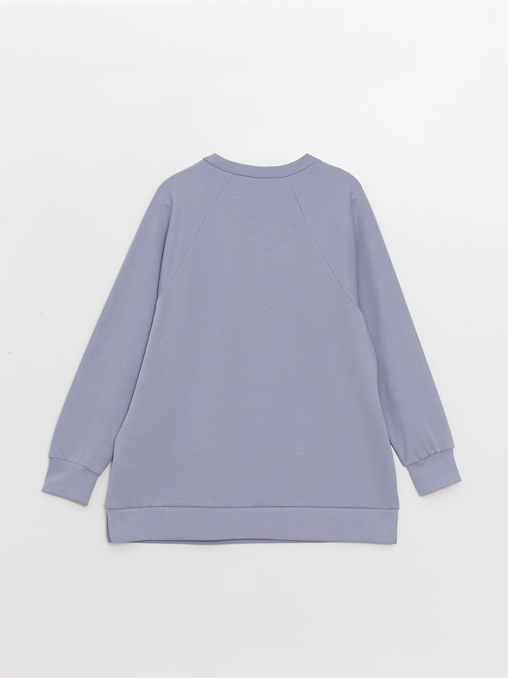 Women's Crew Neck Straight Long Sleeve Tunic -S3GK18Z8-V1N