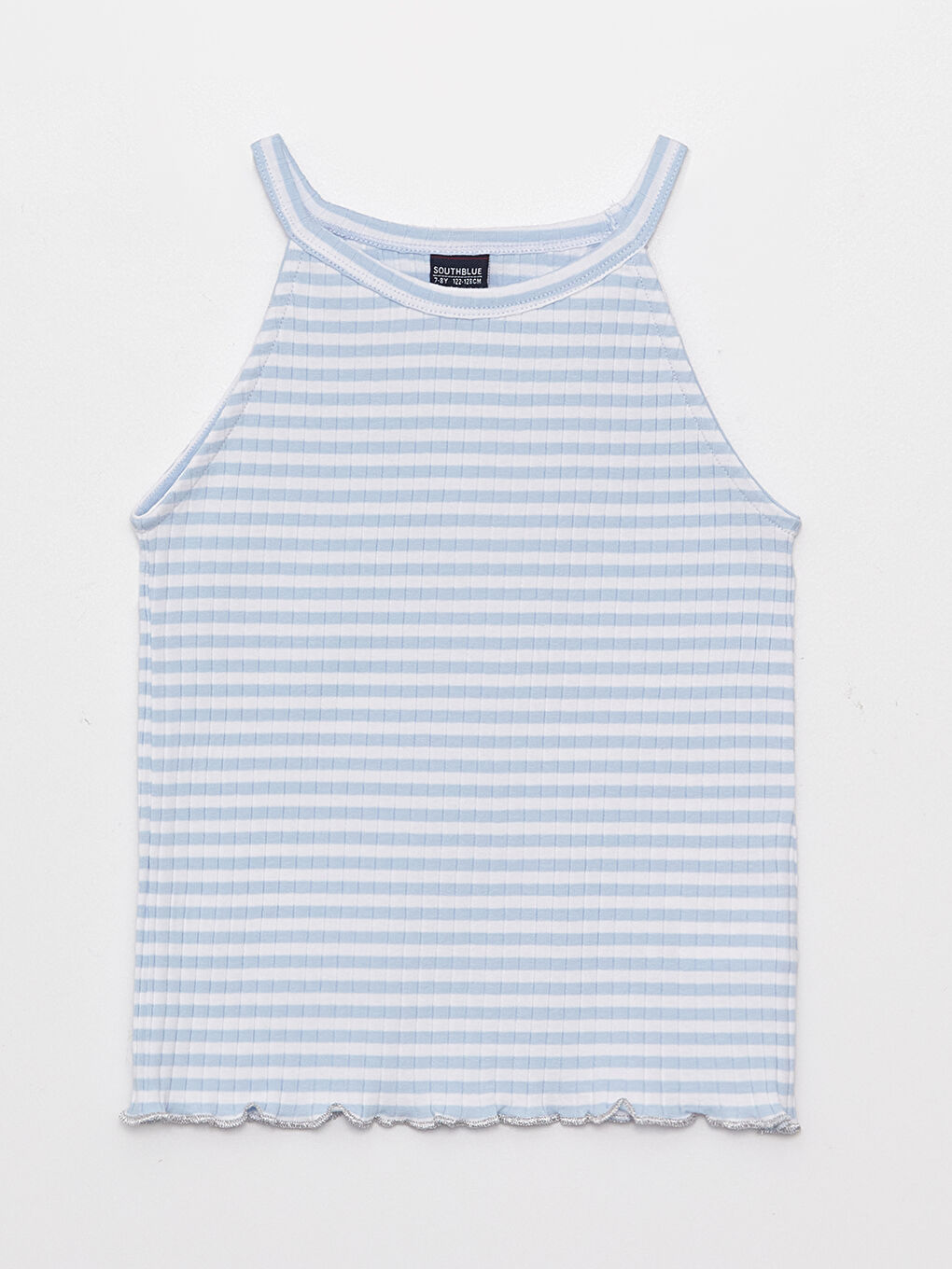 SOUTHBLUE Halter Neck Striped Girls' Tank Top -S3GK73Z4-LEN
