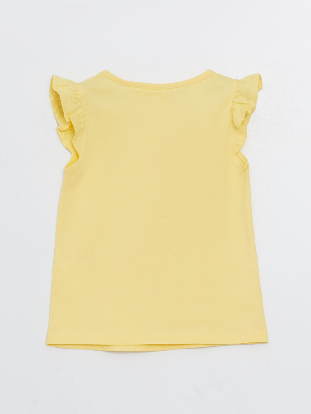 Sarı Bisiklet Yaka Tweety Baskılı Kız Bebek Atlet-1