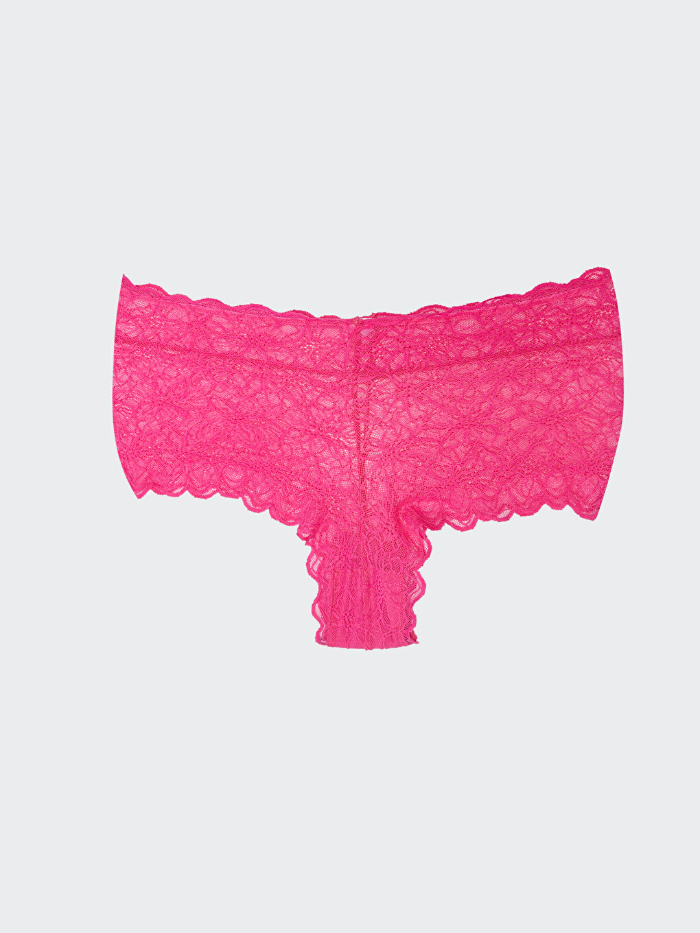 Fuşya Dantelli Boxer Külot-1