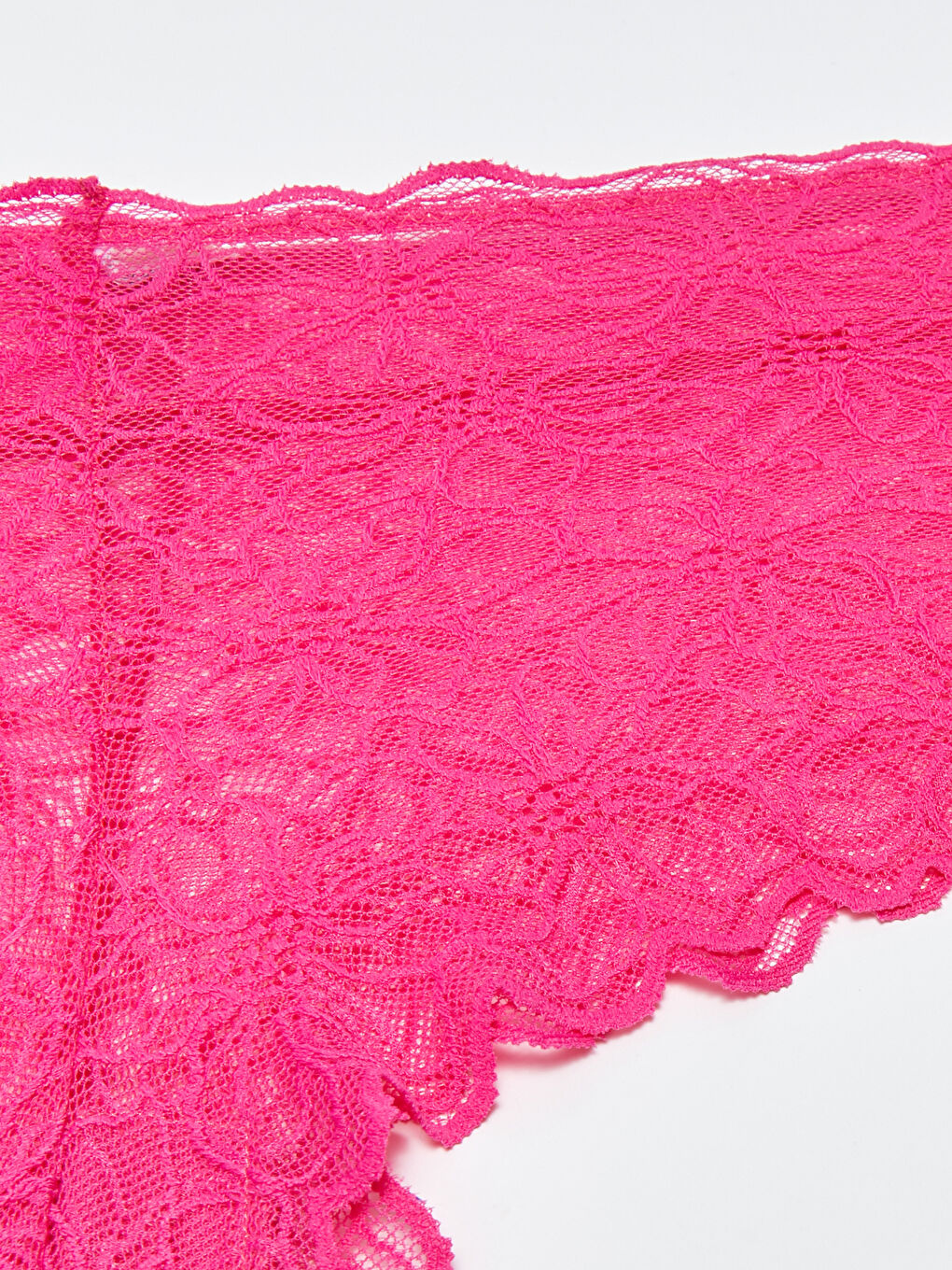 Fuşya Dantelli Boxer Külot-2