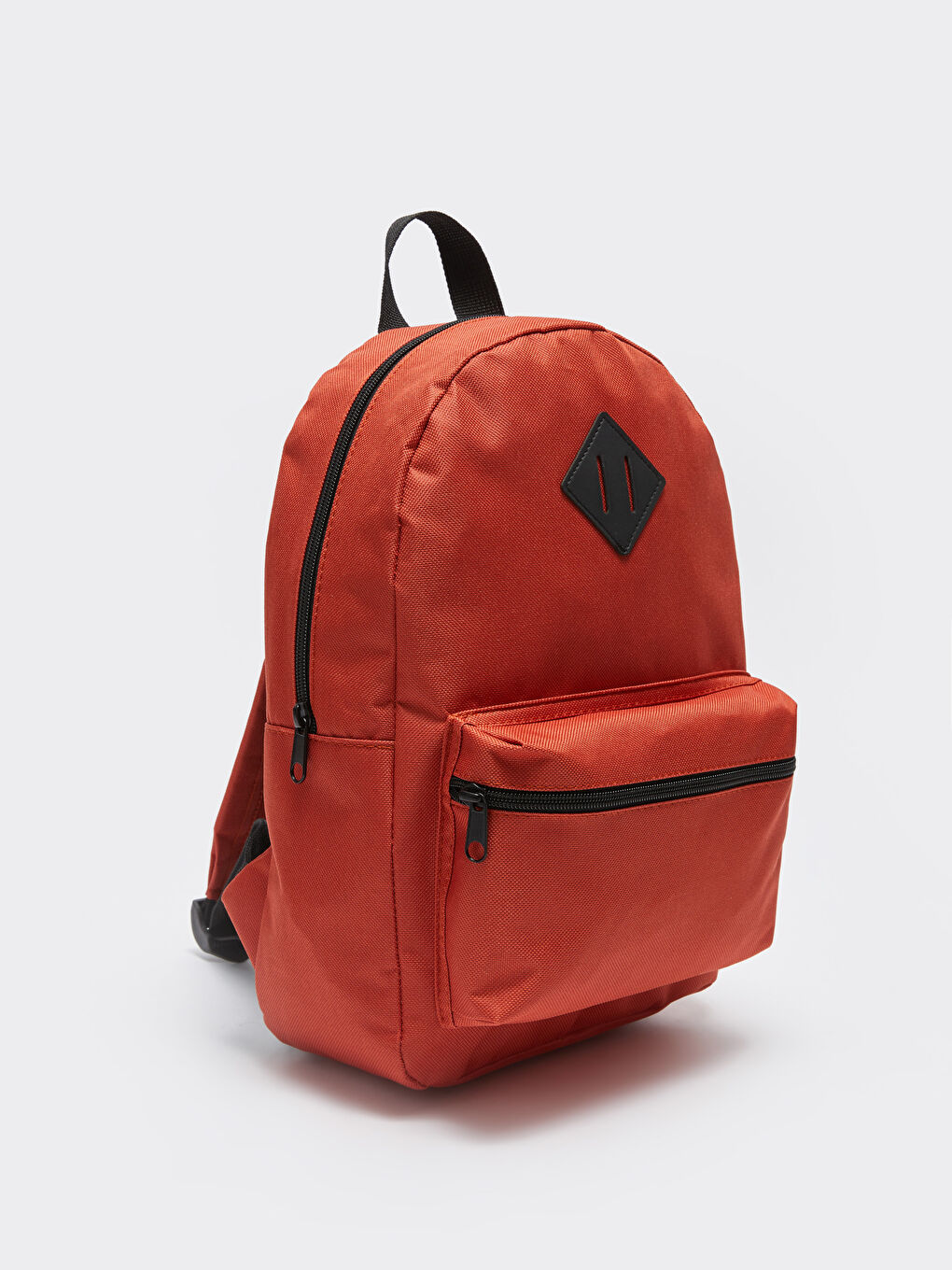 Kahverengi Etiket Detaylı Erkek Çocuk Sırt Çantası-1