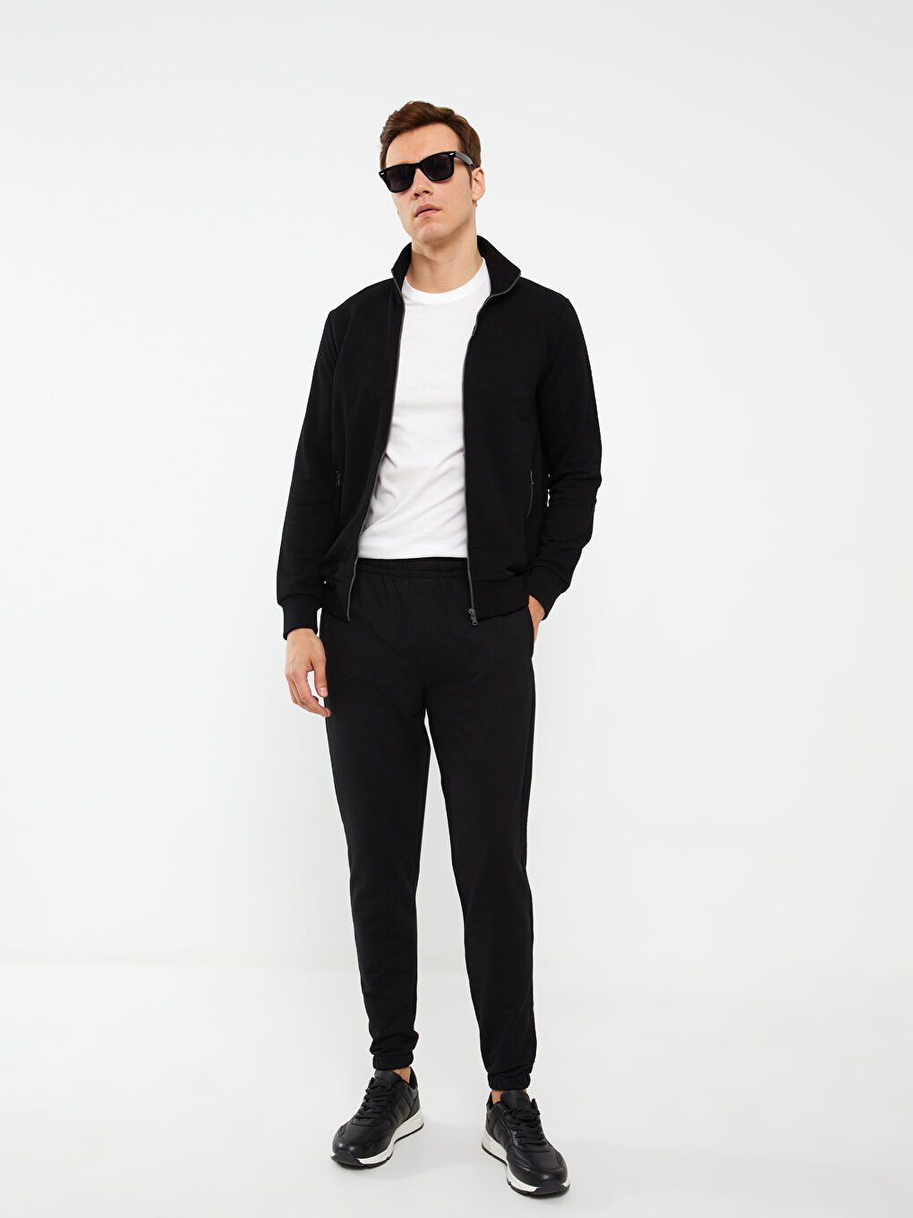 Siyah Slim Fit Erkek Jogger Eşofman Altı