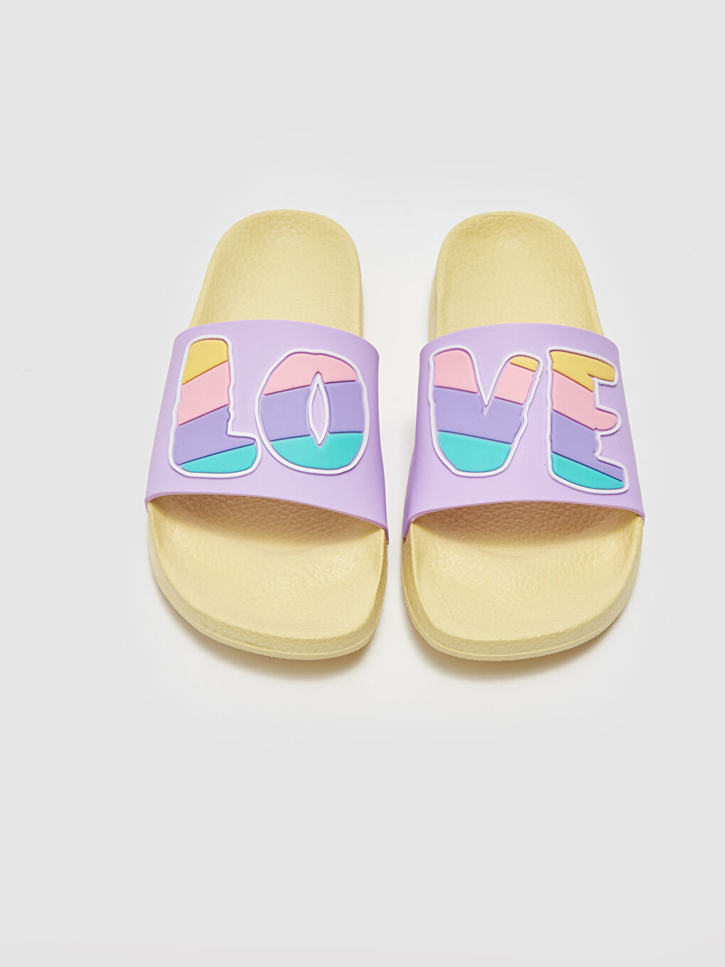 Printed Single-Strap Girls' Slippers-2
