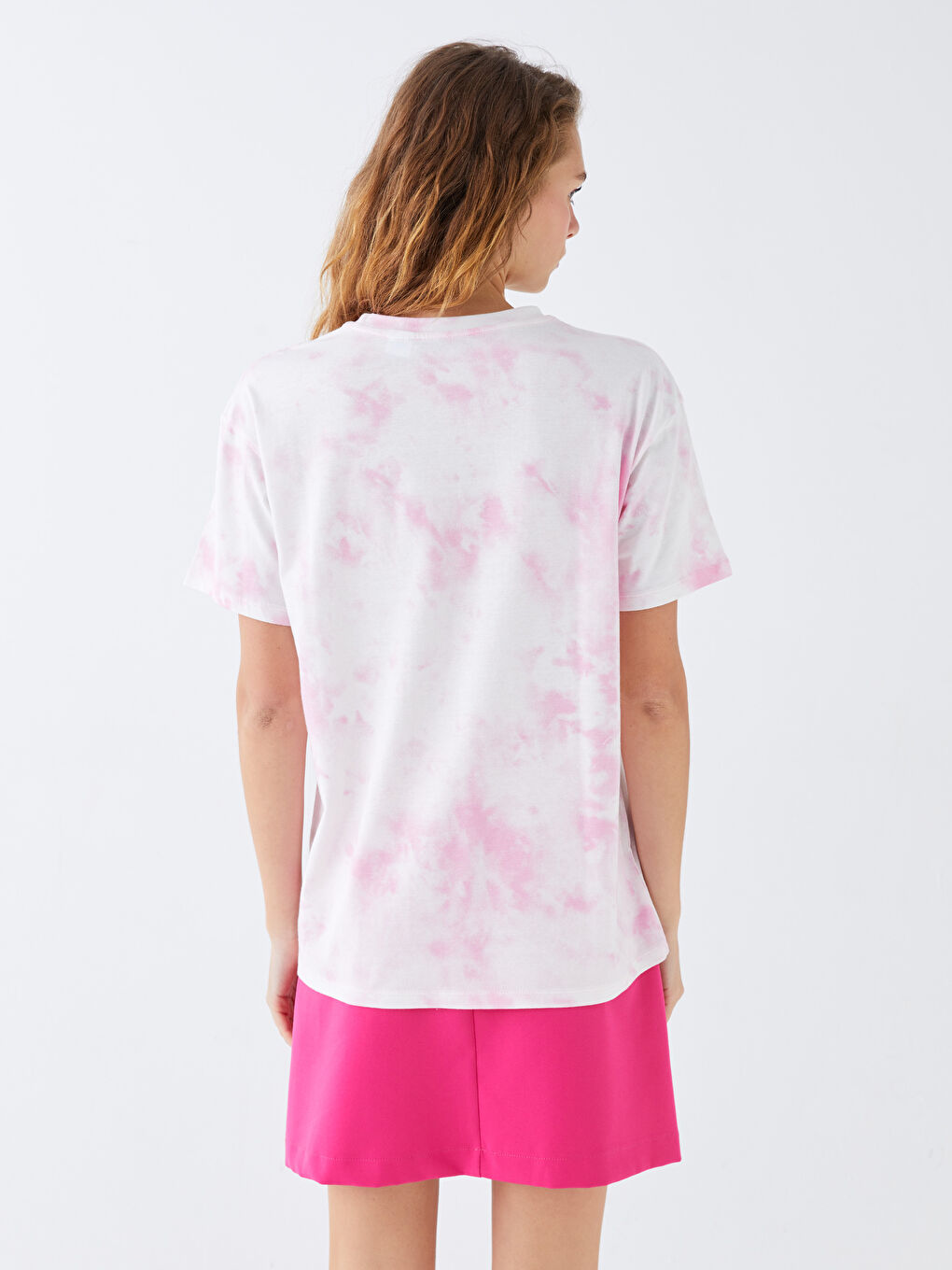 Crew Neck Care Bears Printed Short Sleeve Women's T-Shirt-4