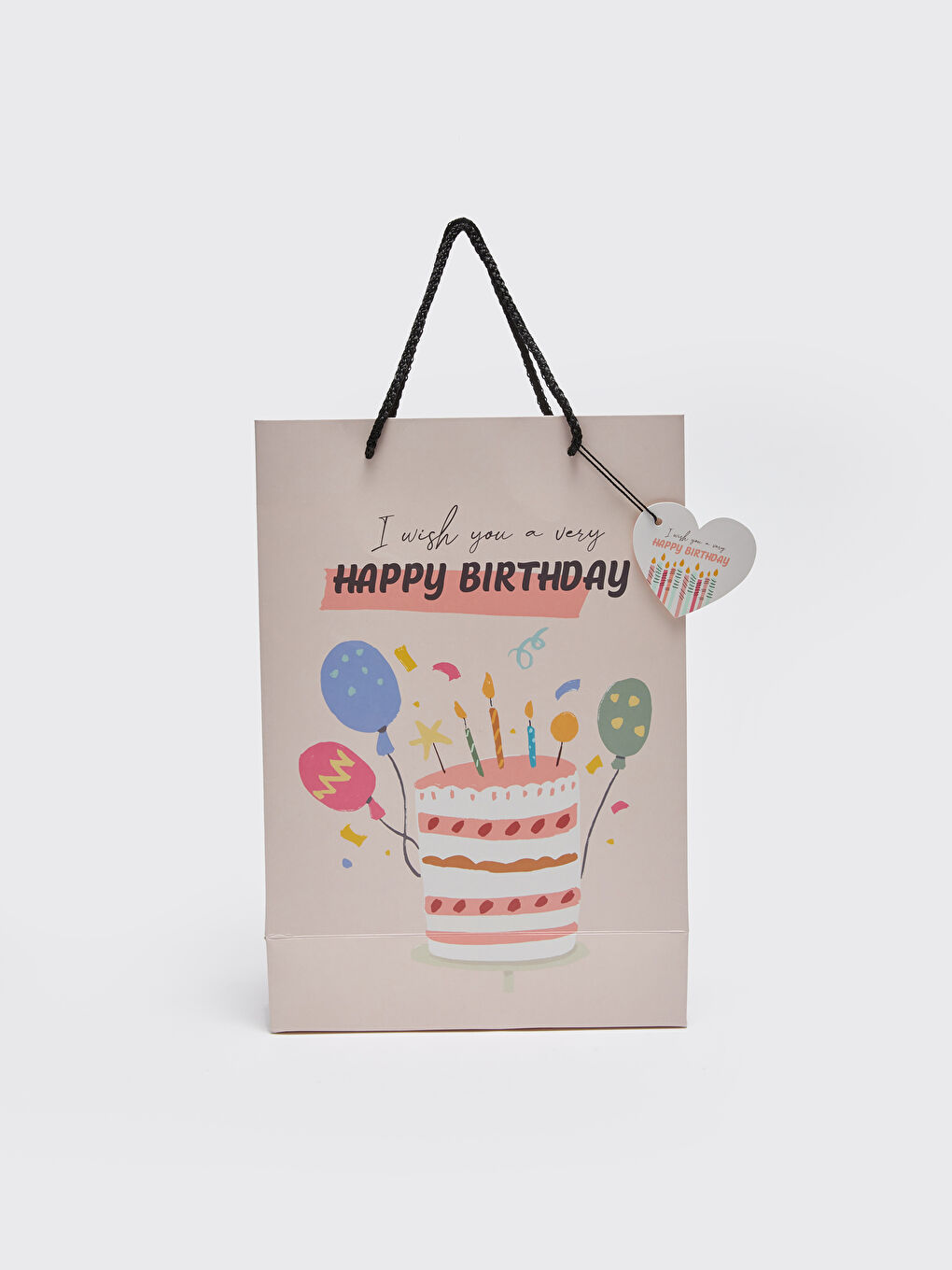 Karışık Baskılı Karton Hediye Çantası