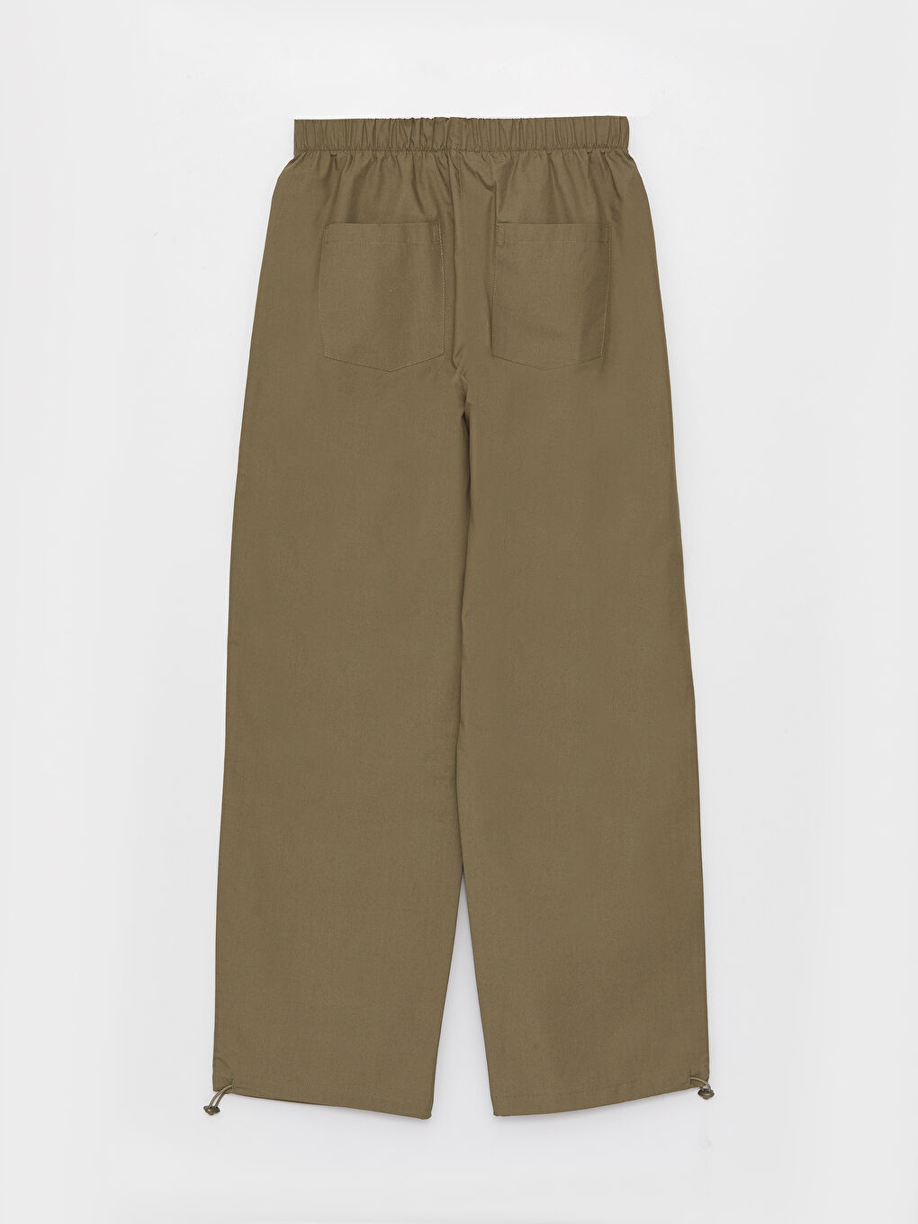 LCW Vision Women's Elasticated Waist Plain Parachute Trousers -S3GL90Z8-S5T