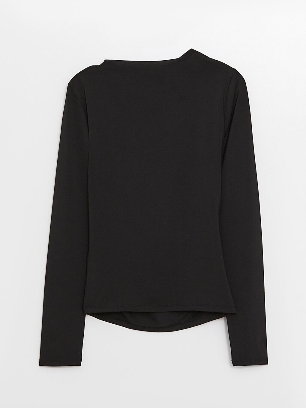 LCW Vision Women's Flowy Collar Straight Long Sleeve Blouse -S3GM09Z8-CVL