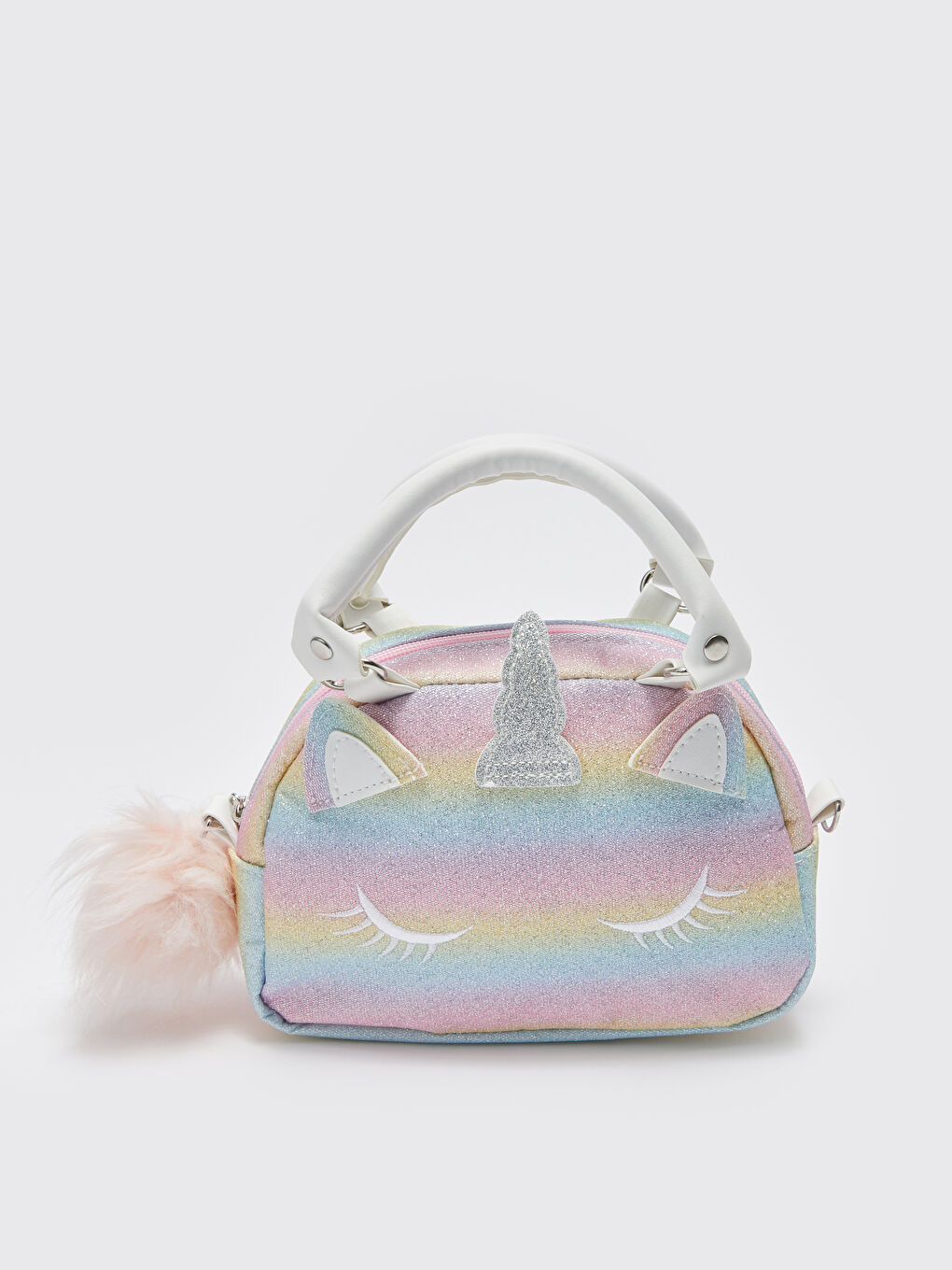 Karışık Simli Kız Çocuk Tote Çanta-1