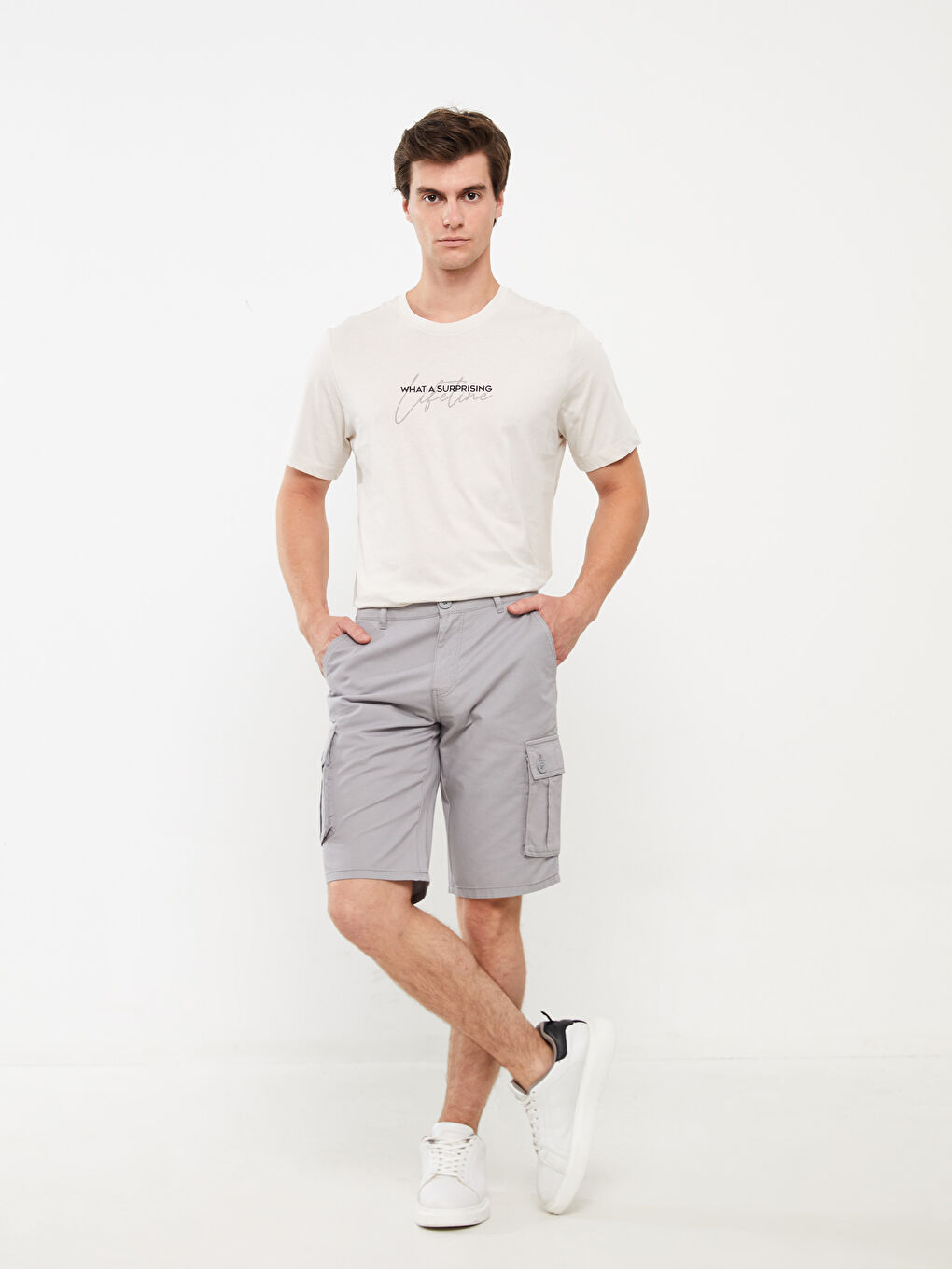 Regular Fit Men's Cargo Shorts
