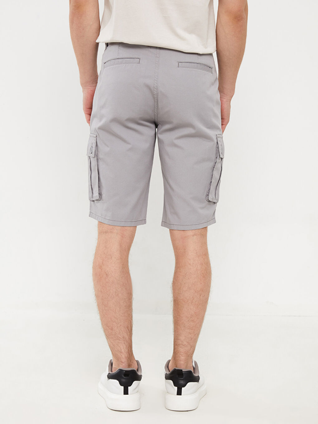 Regular Fit Men's Cargo Shorts-3