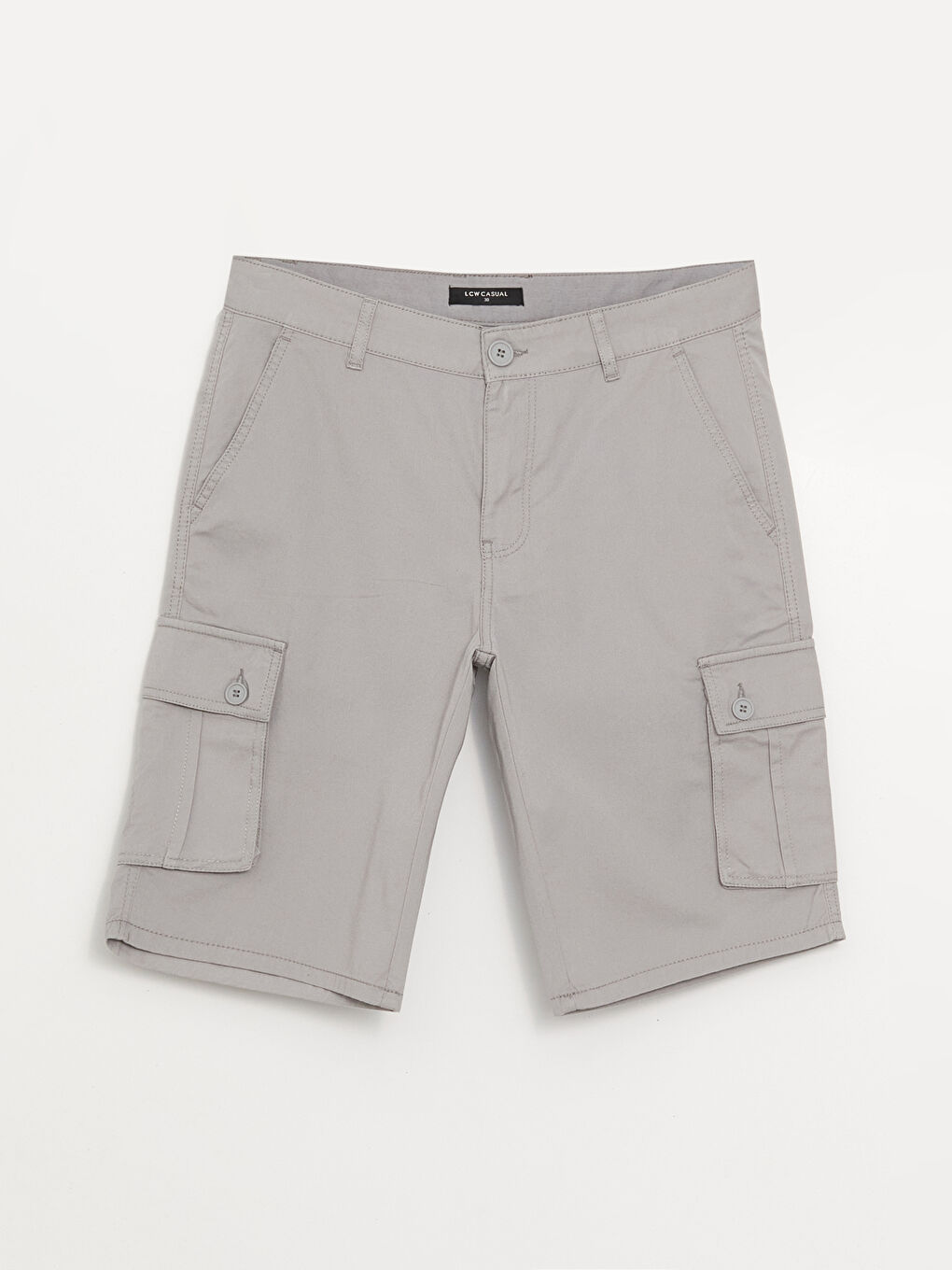 Regular Fit Men's Cargo Shorts-4