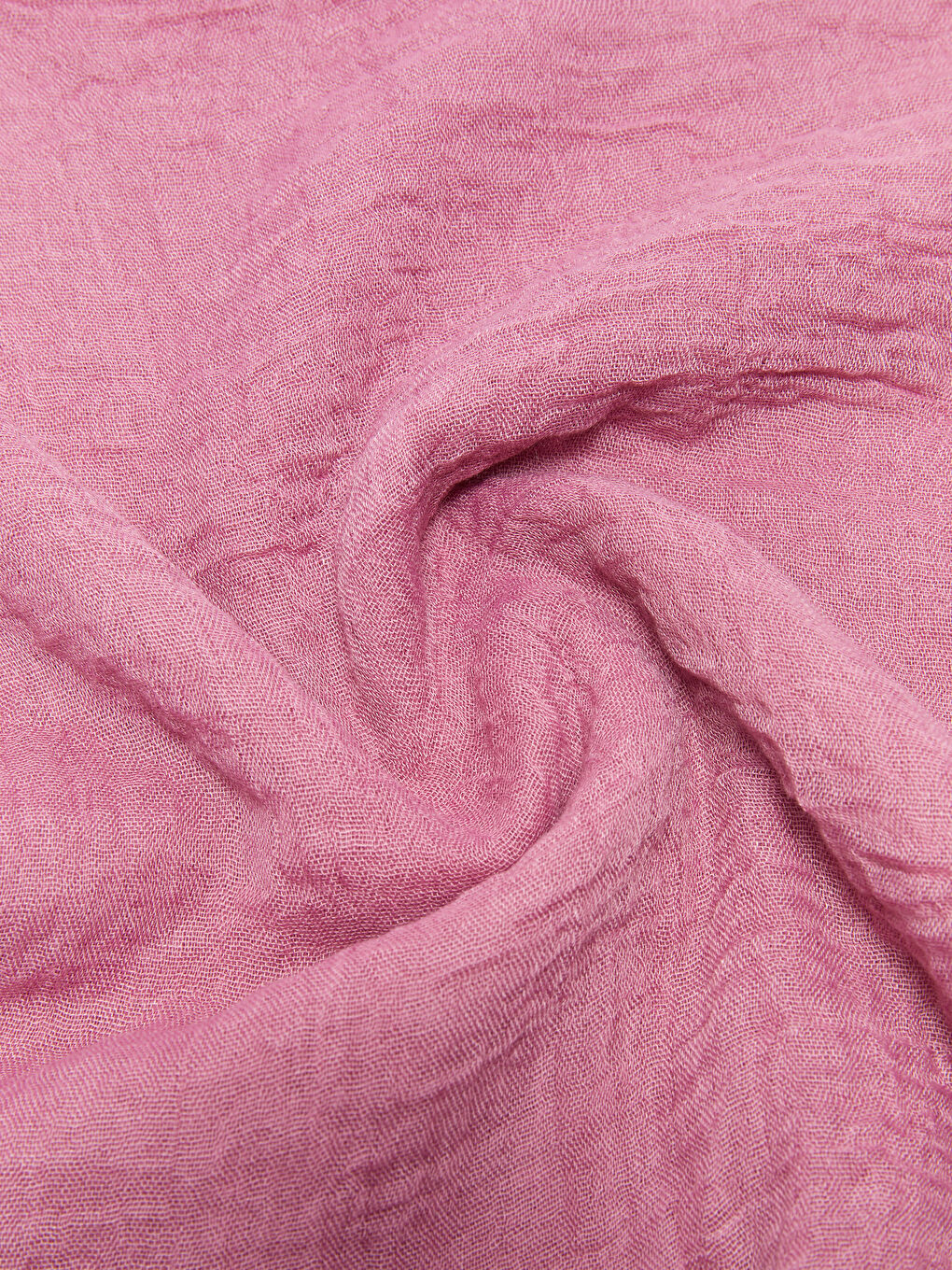 Pembe Püskül Detaylı Kadın Bürümcüklü Şal-1