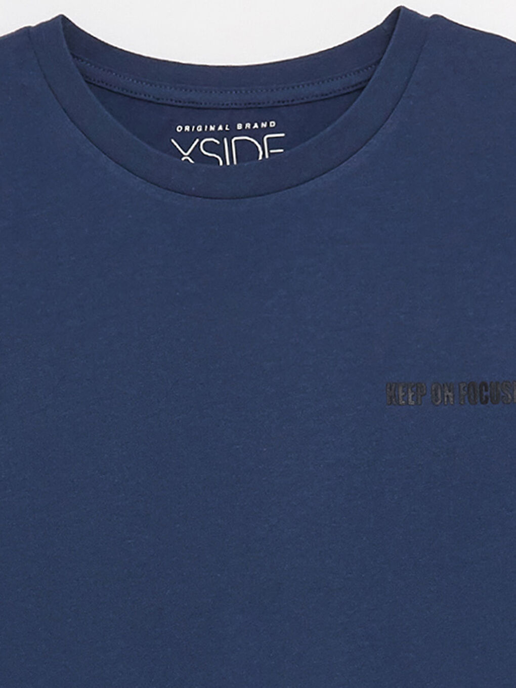 İndigo Bisiklet Yaka Kısa Kollu Baskılı Penye Erkek Tişört-7