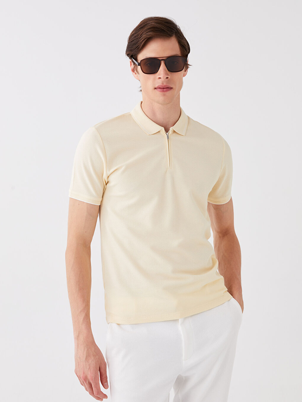 Tricou cu Guler Polo și Mânecă Scurtă pentru Bărbați