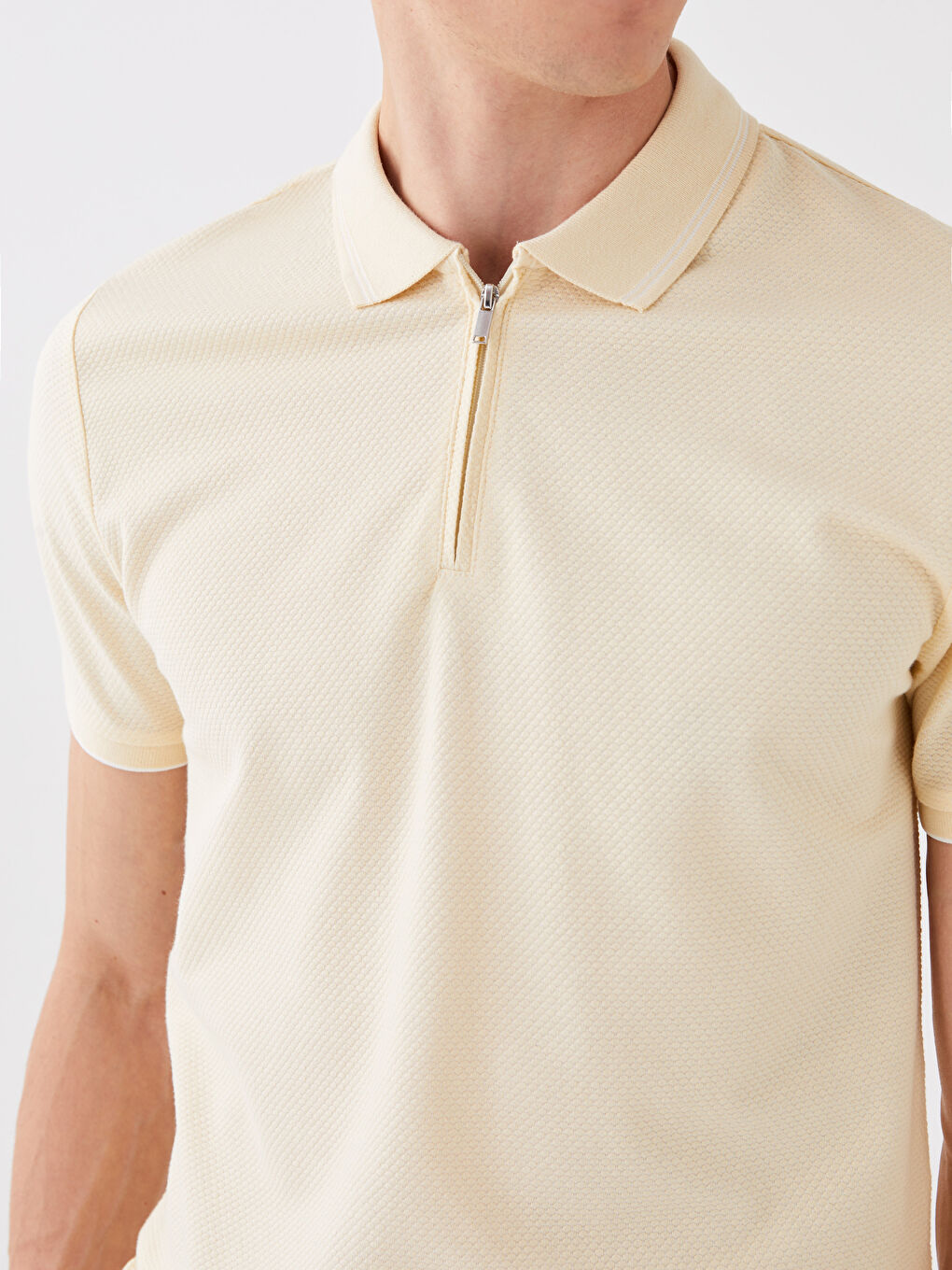 Tricou cu Guler Polo și Mânecă Scurtă pentru Bărbați-3