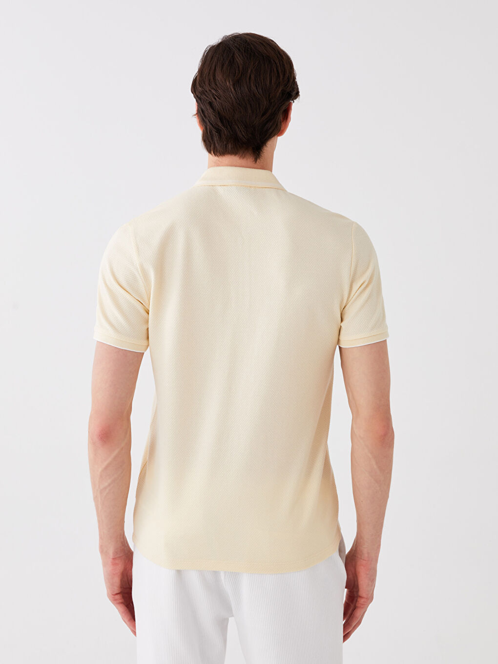 Tricou cu Guler Polo și Mânecă Scurtă pentru Bărbați-4