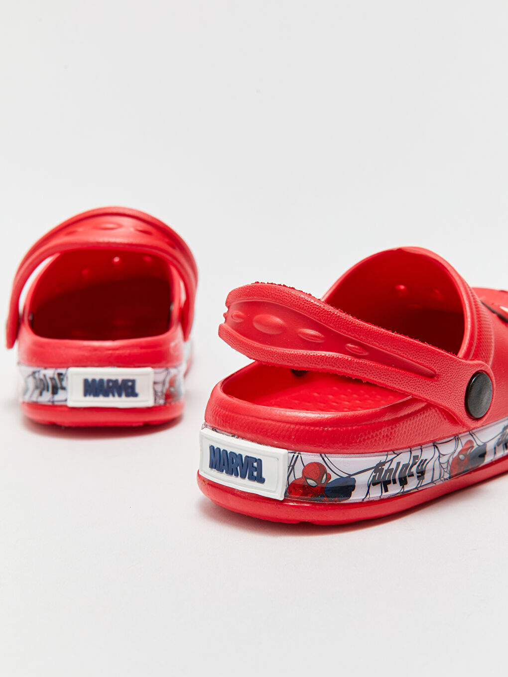 Kırmızı Spiderman Lisanslı Baskılı Işıklı Erkek Çocuk Sandalet-4