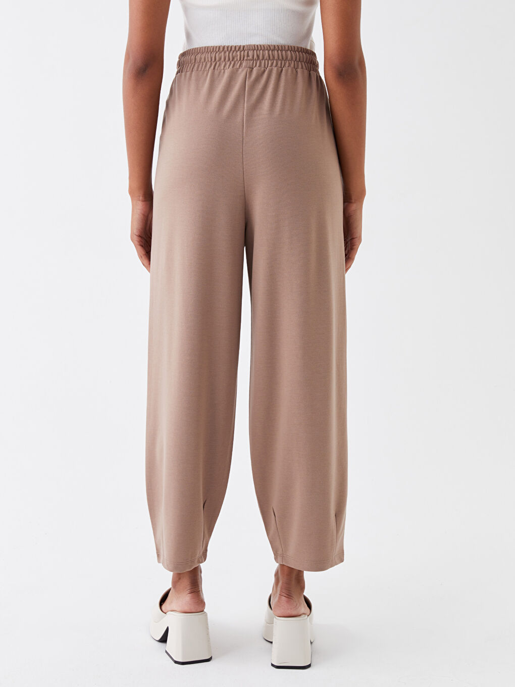 LCW Vision Elasticated Waist Loose Fit Women's Sweatpants -S3GO05Z8-GUH