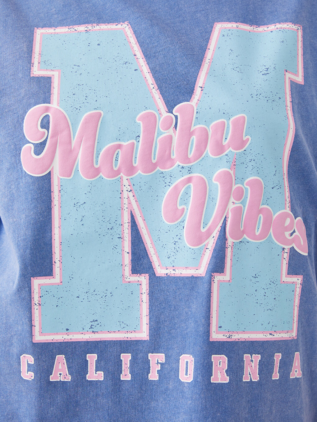 әйелдерге арналған принтті қысқа жең дөңгелек жағалы оверсайз футболка-3