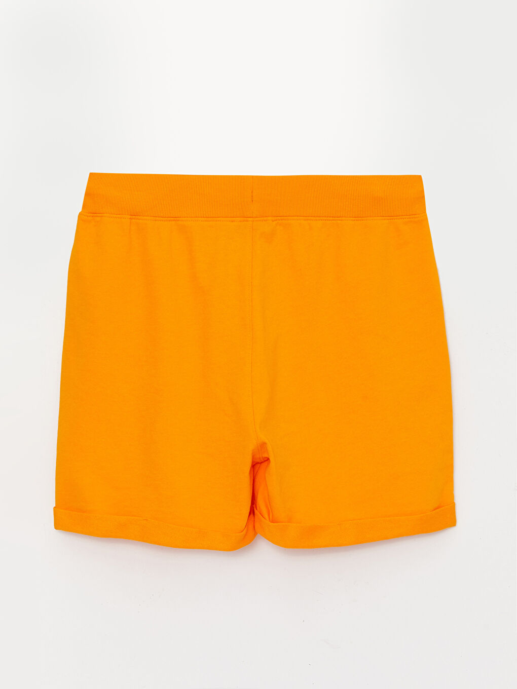 Elastic Waist Regular Fit Women's Shorts-6